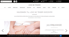 Desktop Screenshot of lovemetender.se