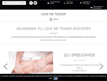 Tablet Screenshot of lovemetender.se